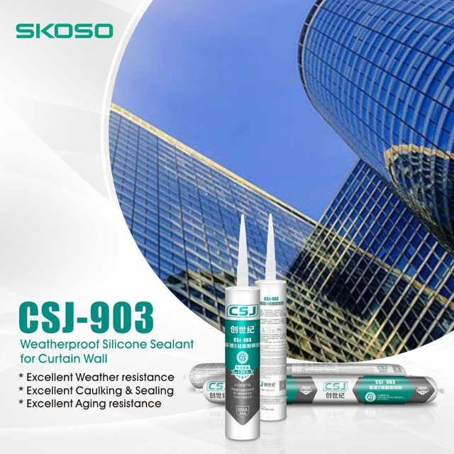 CSJ-903 Neutral Weatherablility Adhesive for Large Glass Wall